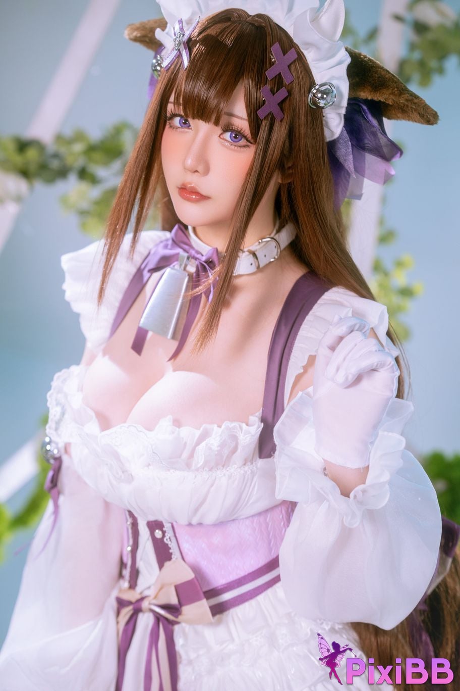 Cosplayer The star is late Hoshilily azur lane Kashino PixiBB.COM 029 1