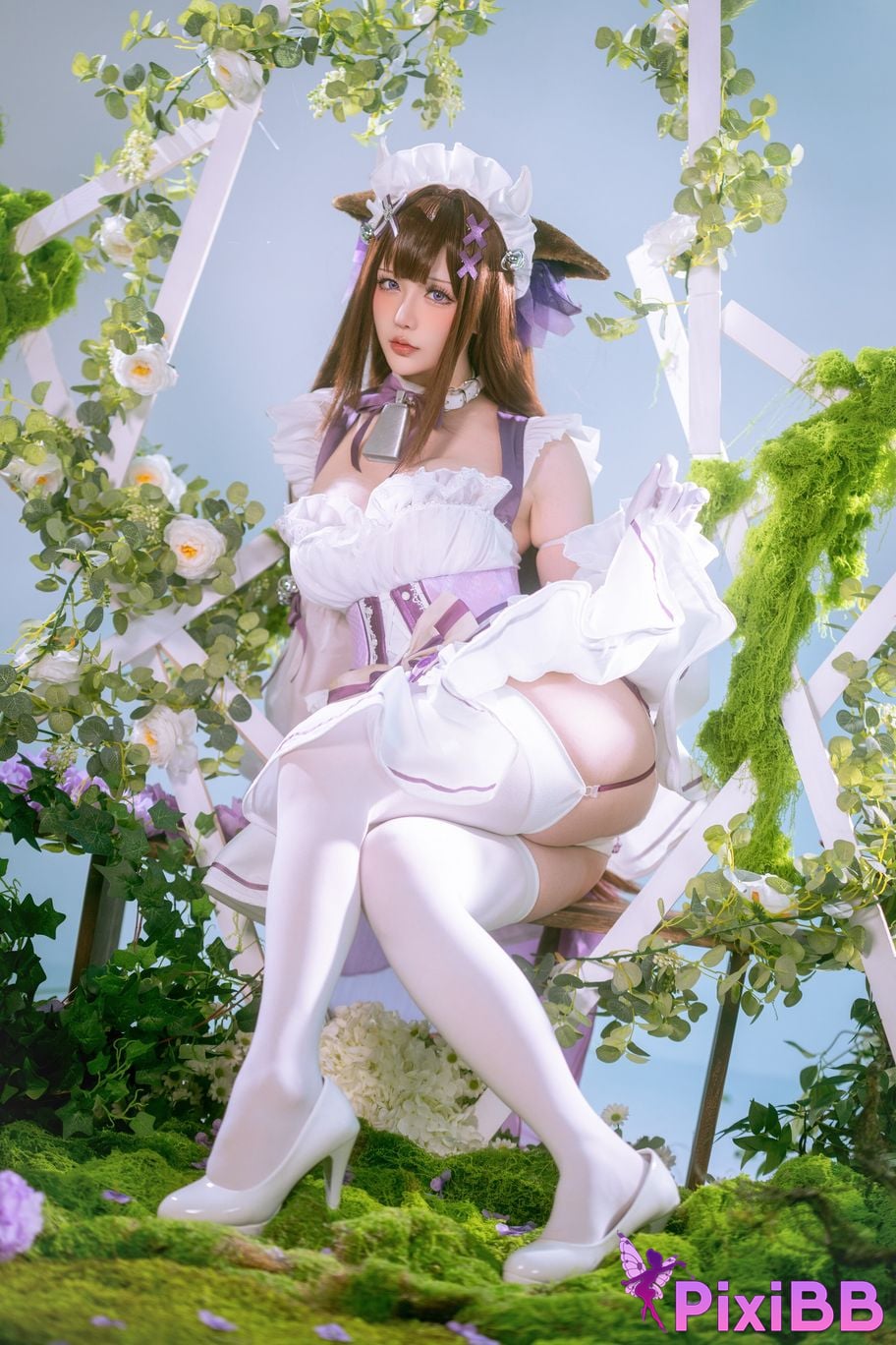 Cosplayer The star is late Hoshilily azur lane Kashino PixiBB.COM 042 1