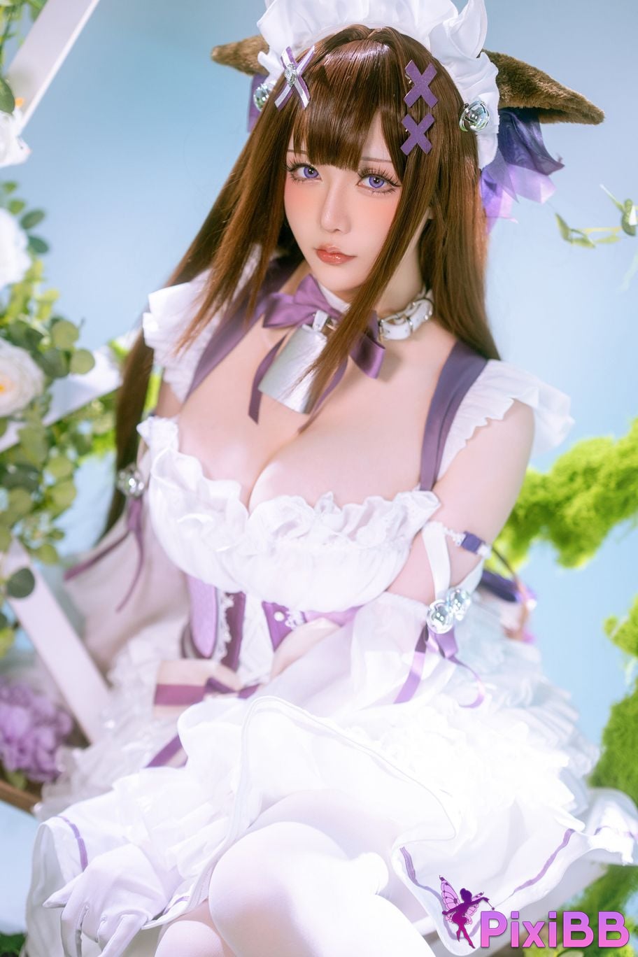 Cosplayer The star is late Hoshilily azur lane Kashino PixiBB.COM 043 1