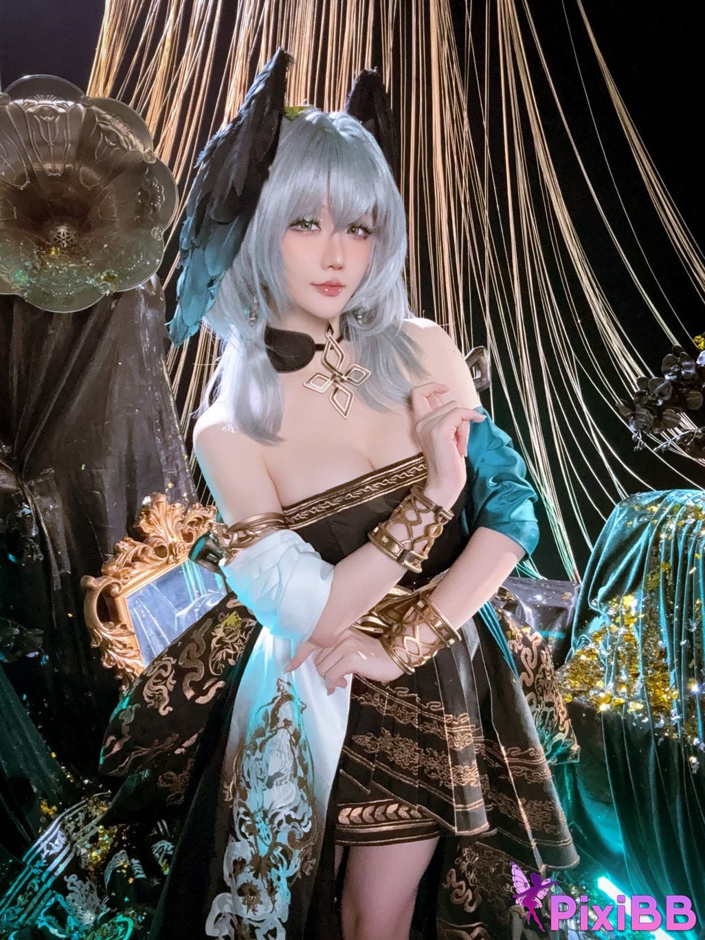 Cosplayer The star is late Hoshilily Arknights horhaiya PixiBB.COM 001 1