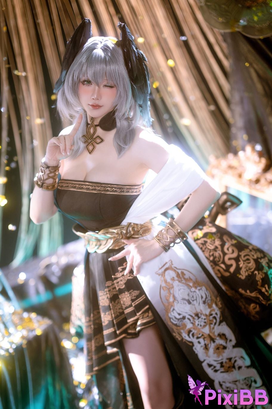 Cosplayer The star is late Hoshilily Arknights horhaiya PixiBB.COM 006 1