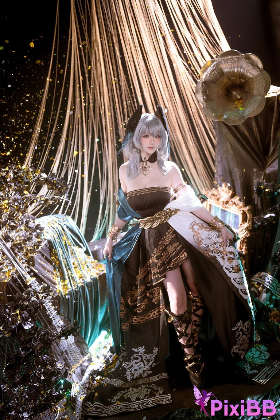 Cosplayer The star is late Hoshilily Arknights horhaiya PixiBB.COM 007 1