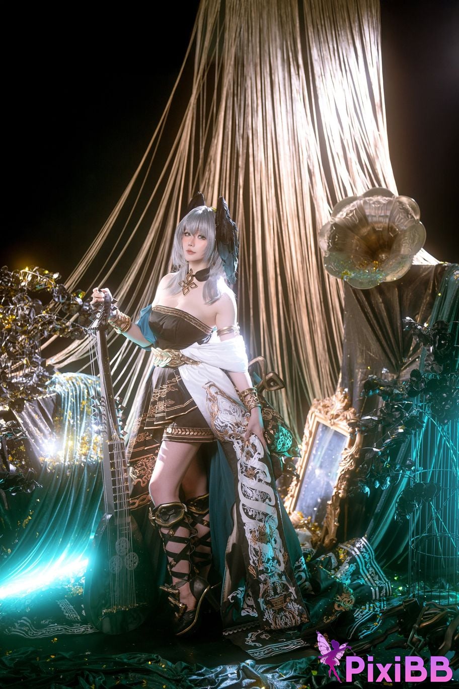 Cosplayer The star is late Hoshilily Arknights horhaiya PixiBB.COM 010 1