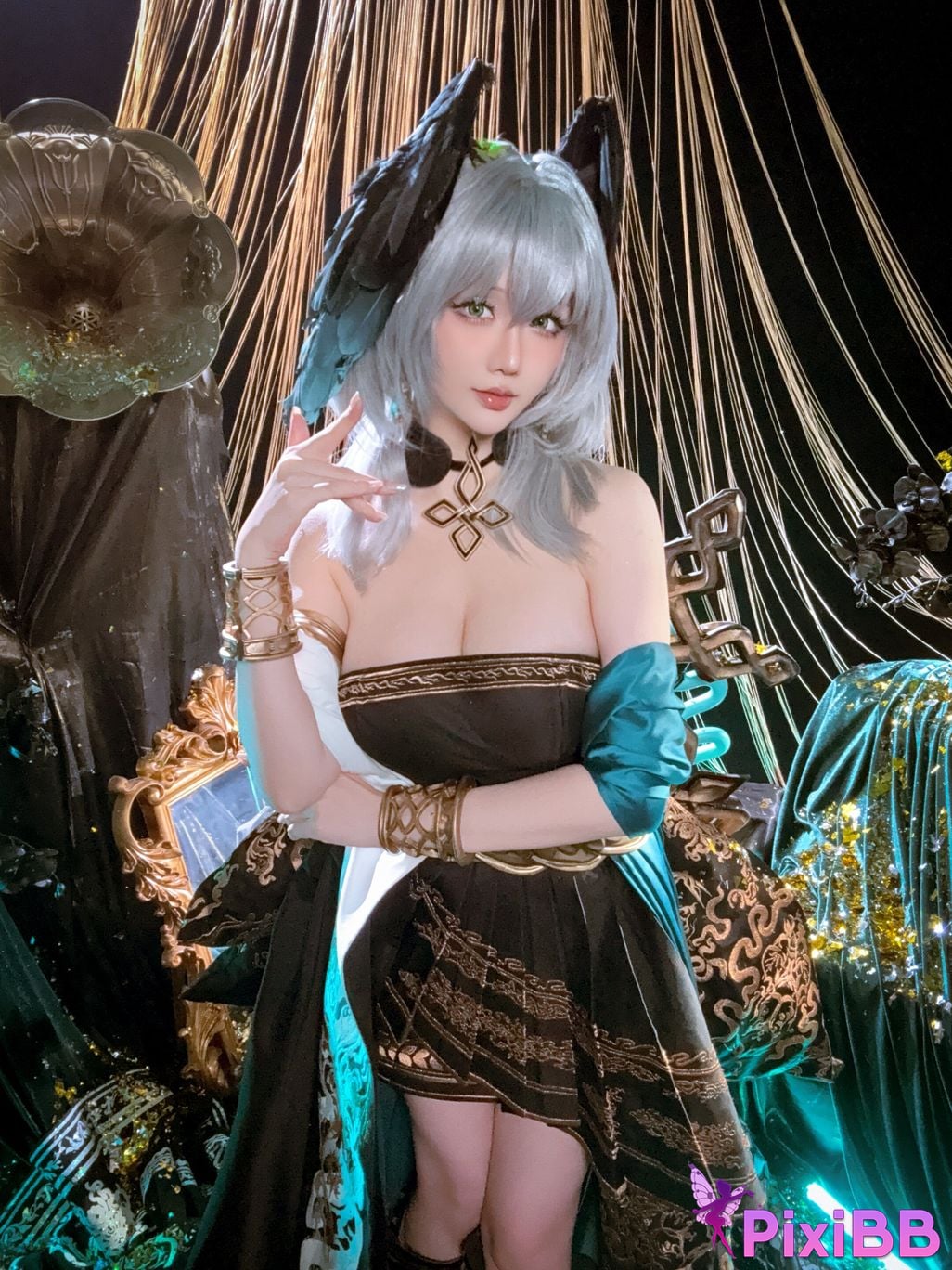 Cosplayer The star is late Hoshilily Arknights horhaiya PixiBB.COM 023 1