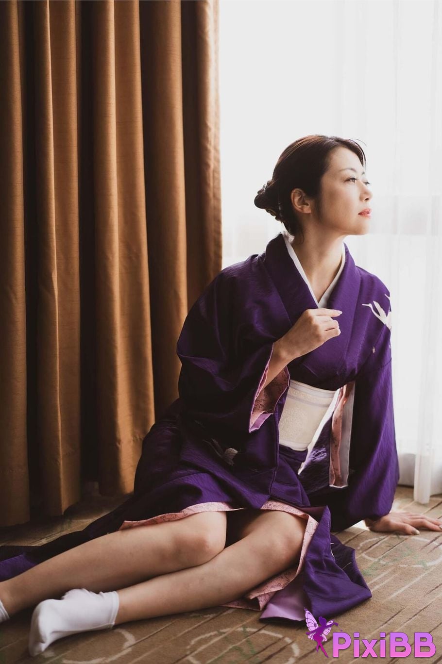 Japanese Idol Maki Hojo photo collection Violet Nude Collection PixiBB.COM 008 1