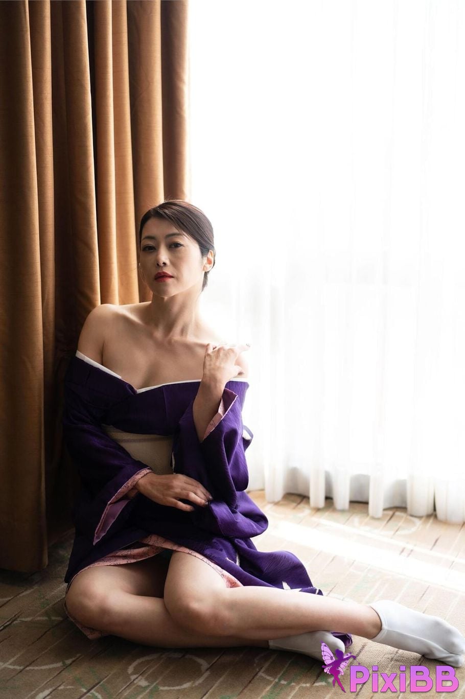 Japanese Idol Maki Hojo photo collection Violet Nude Collection PixiBB.COM 011 1