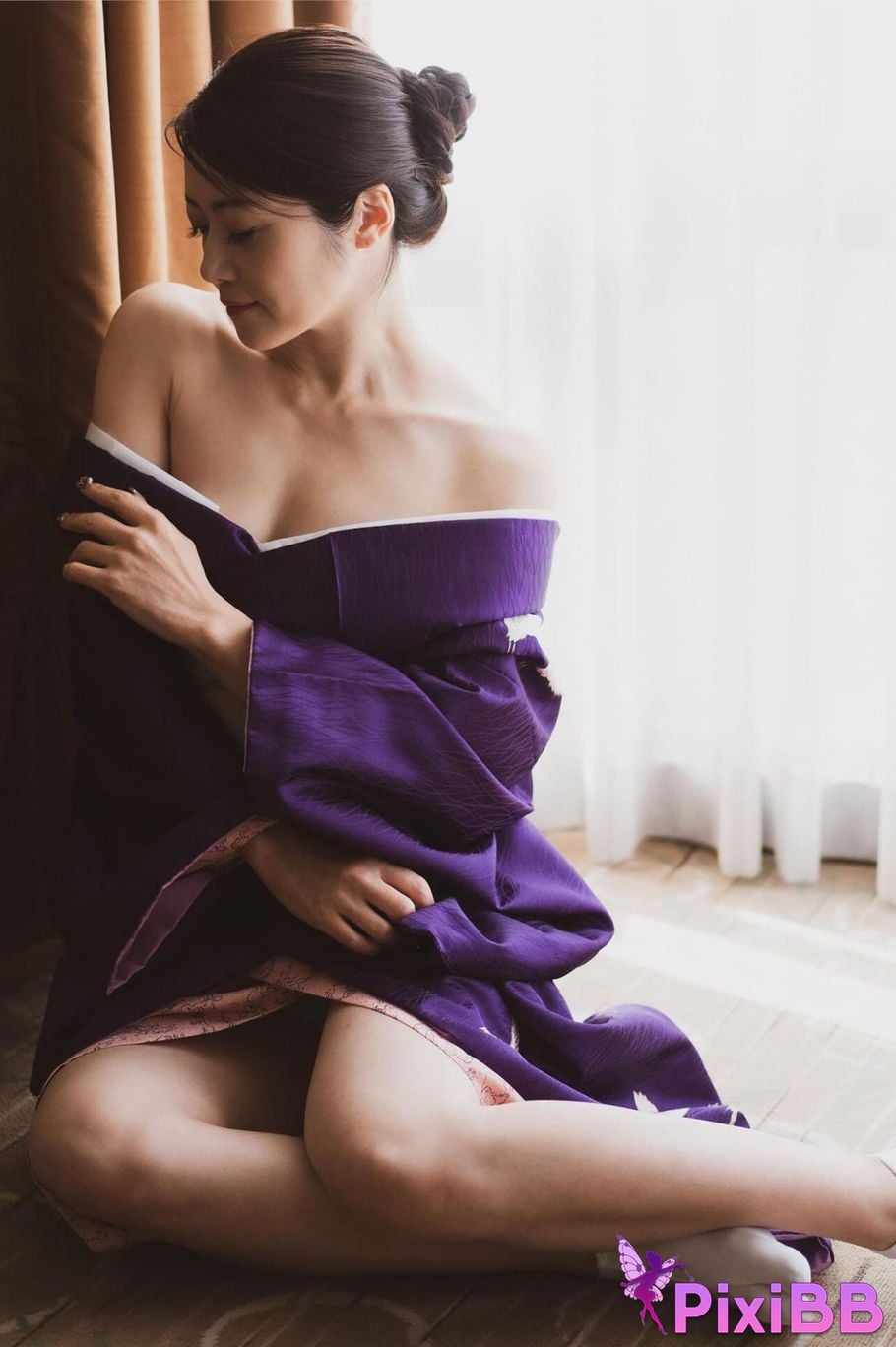 Japanese Idol Maki Hojo photo collection Violet Nude Collection PixiBB.COM 012 1