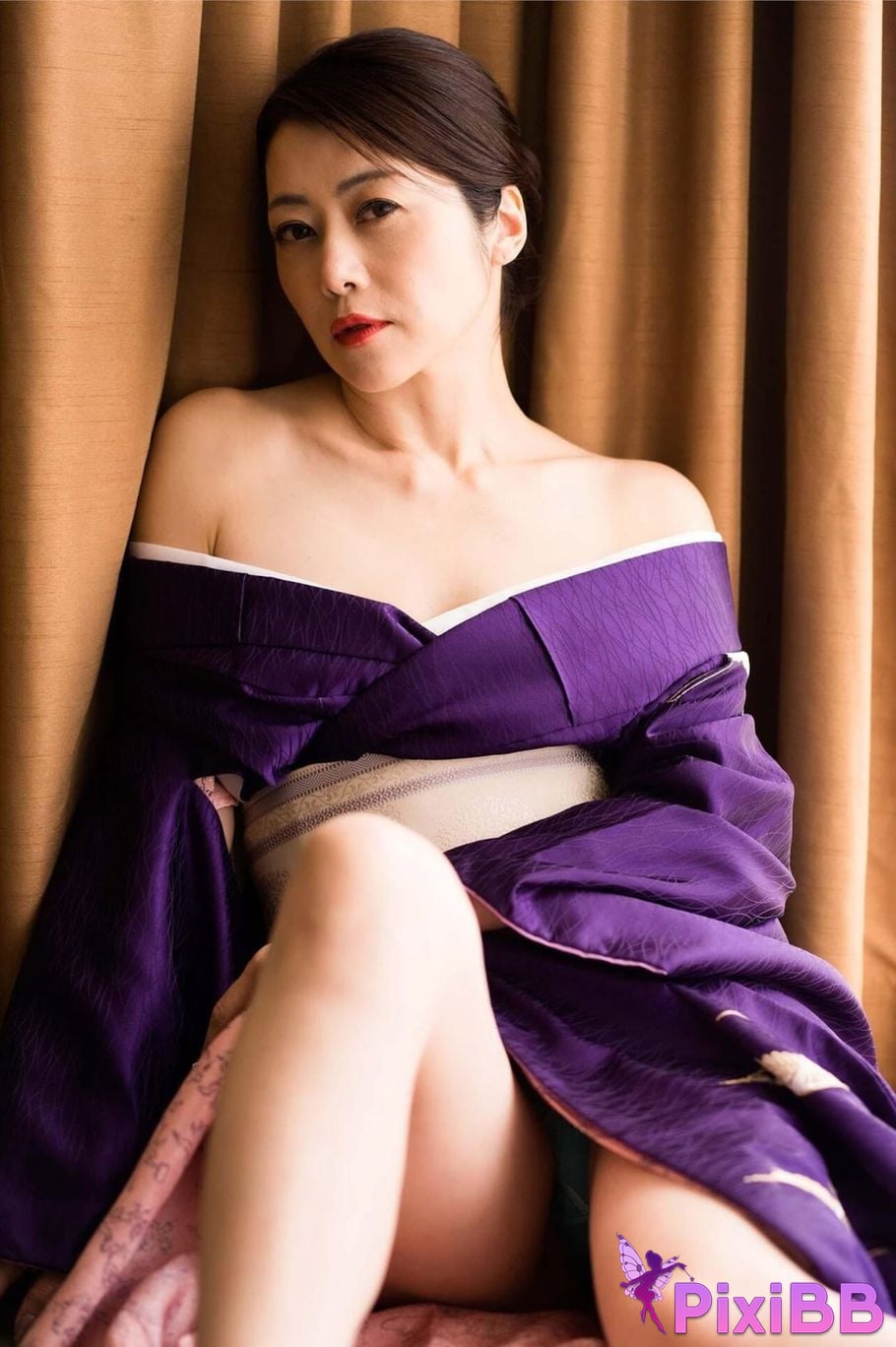 Japanese Idol Maki Hojo photo collection Violet Nude Collection PixiBB.COM 014 1