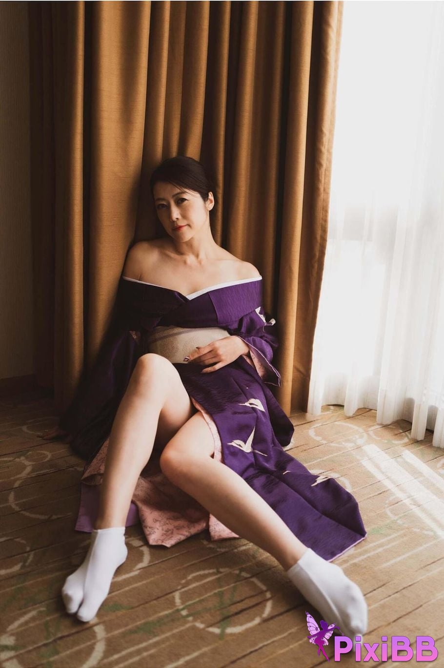 Japanese Idol Maki Hojo photo collection Violet Nude Collection PixiBB.COM 016 1