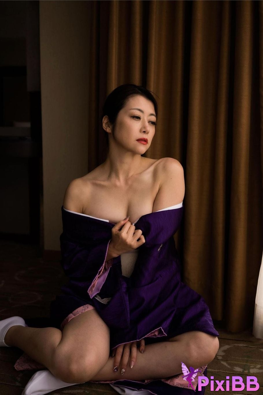 Japanese Idol Maki Hojo photo collection Violet Nude Collection PixiBB.COM 019 1