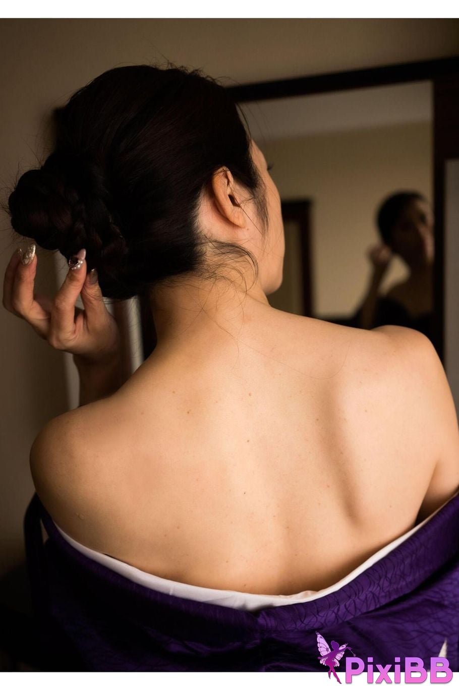 Japanese Idol Maki Hojo photo collection Violet Nude Collection PixiBB.COM 024 1