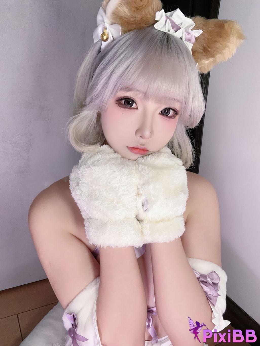 Cosplayer yuuhui Yuhui There are cute pets at home PixiBB.COM 003