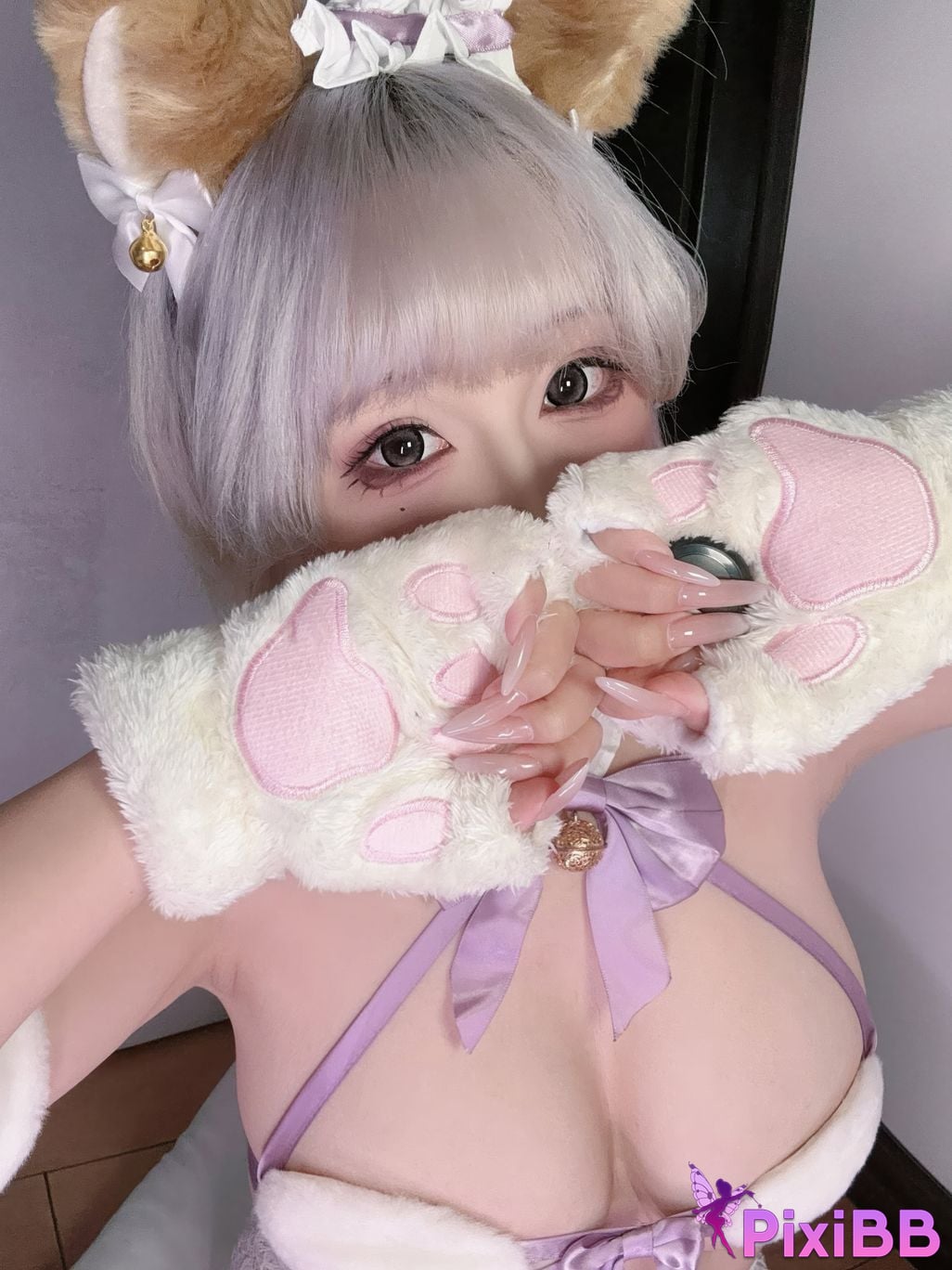 Cosplayer yuuhui Yuhui There are cute pets at home PixiBB.COM 006