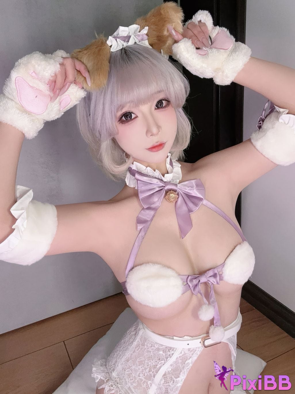 Cosplayer yuuhui Yuhui There are cute pets at home PixiBB.COM 023