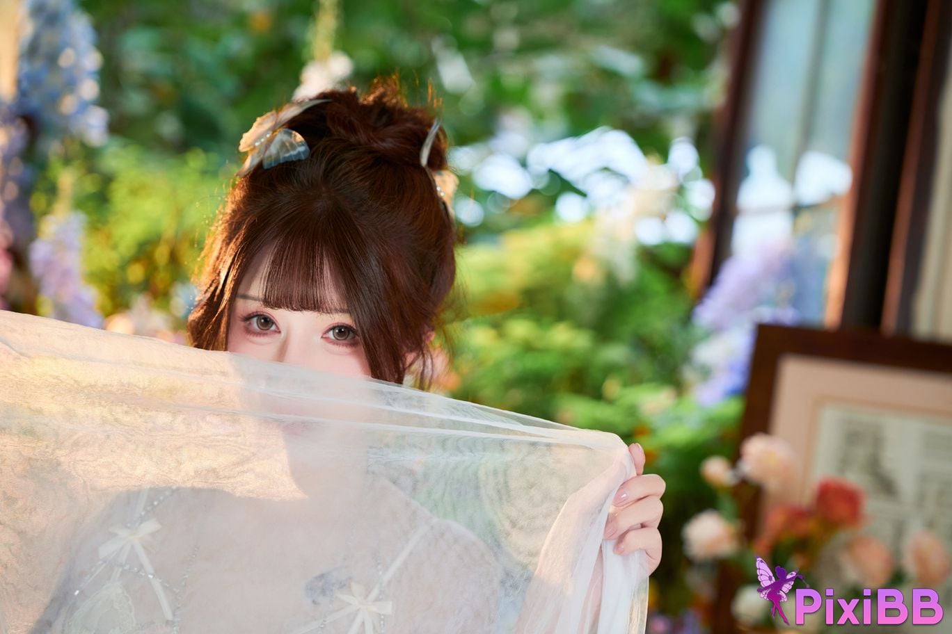 Cosplayer Deer eight years old The white flowers of the deep forest PixiBB.COM 091