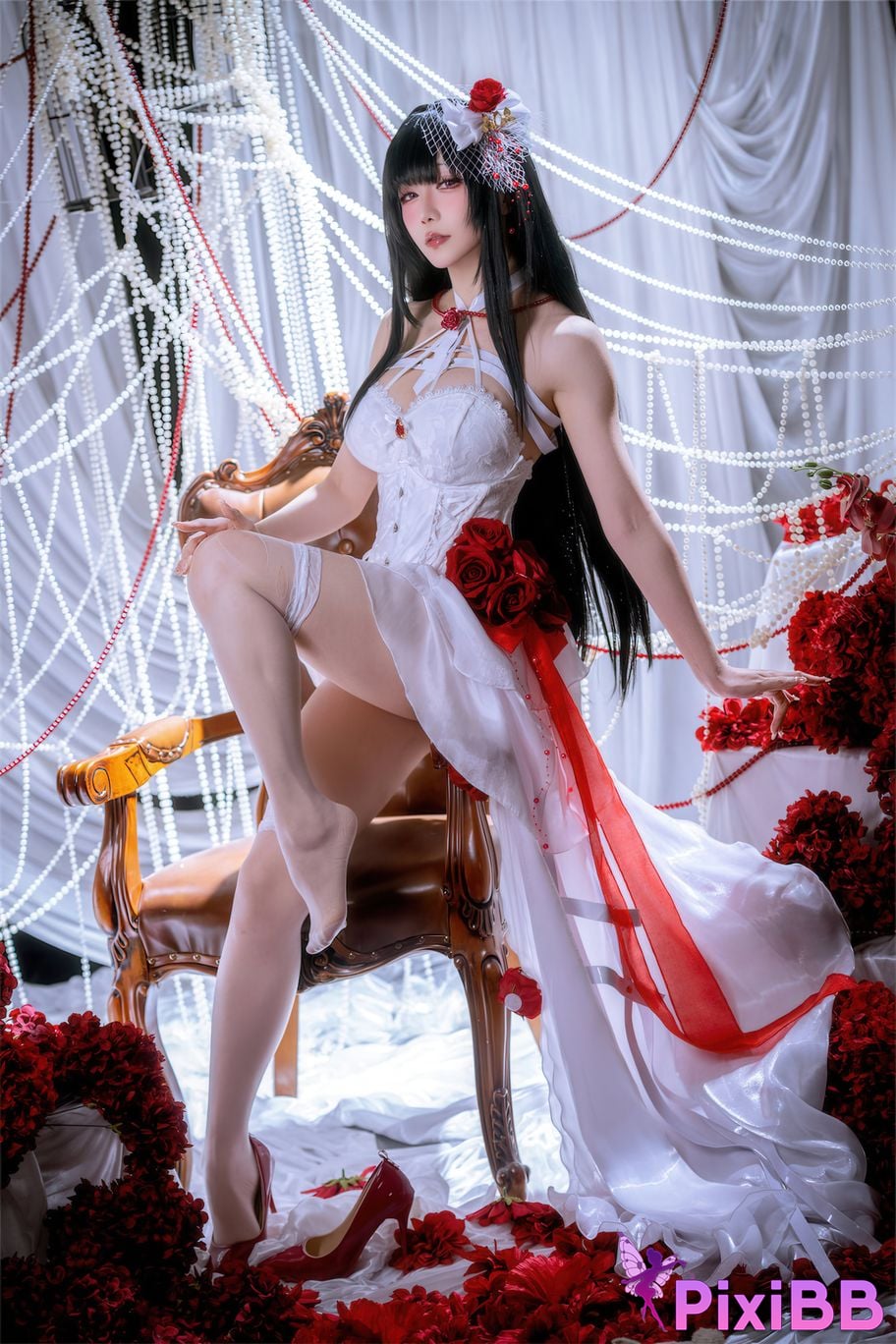 Cosplayer The star is late Hoshilily Nikke Mihara Bond Chain PixiBB.COM 001