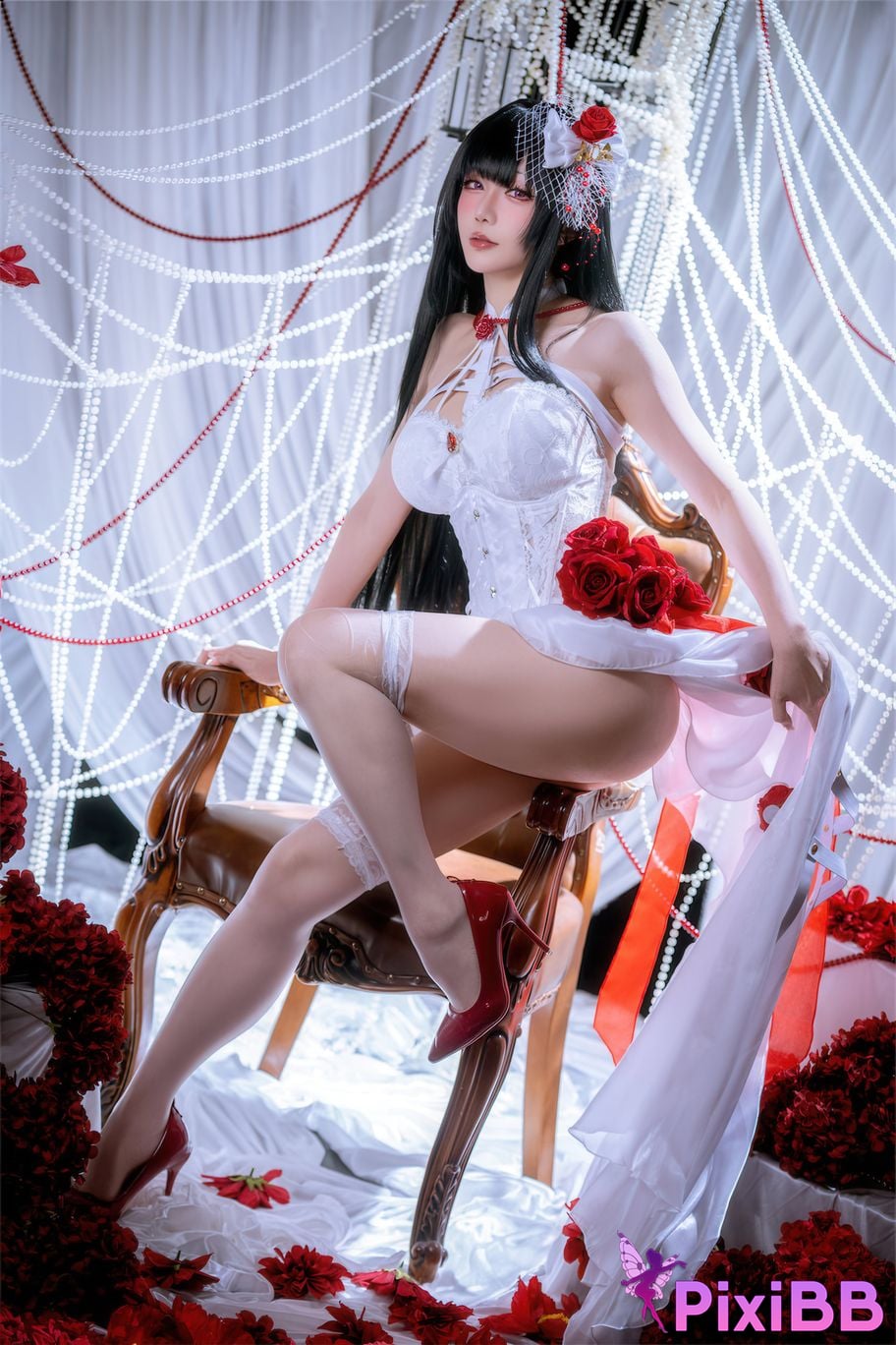 Cosplayer The star is late Hoshilily Nikke Mihara Bond Chain PixiBB.COM 013