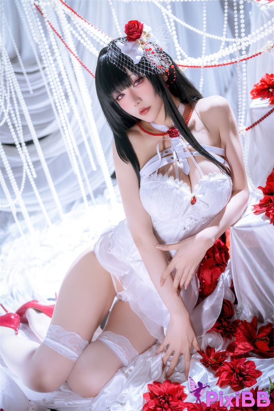 Cosplayer The star is late Hoshilily Nikke Mihara Bond Chain PixiBB.COM 017