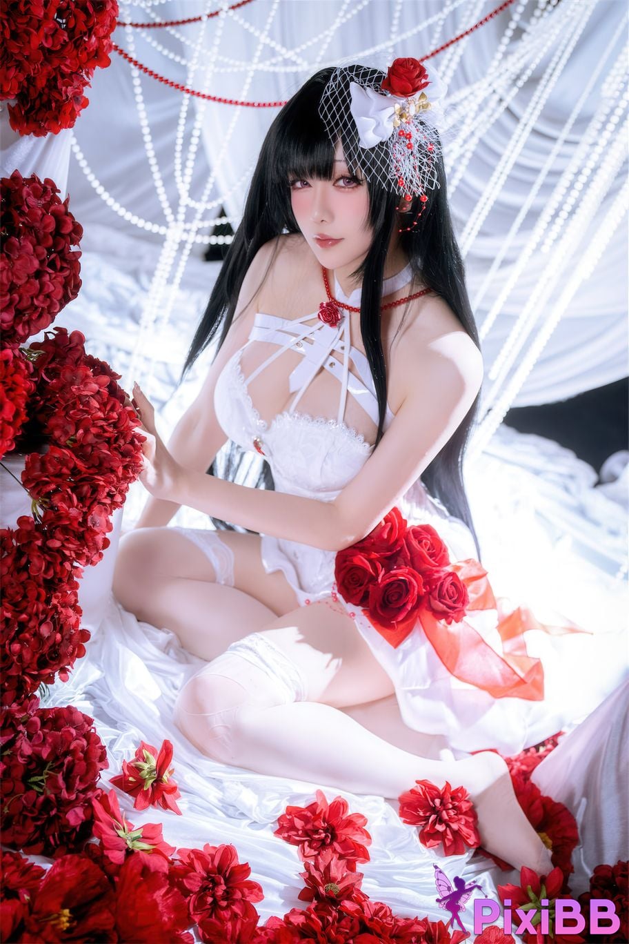 Cosplayer The star is late Hoshilily Nikke Mihara Bond Chain PixiBB.COM 028