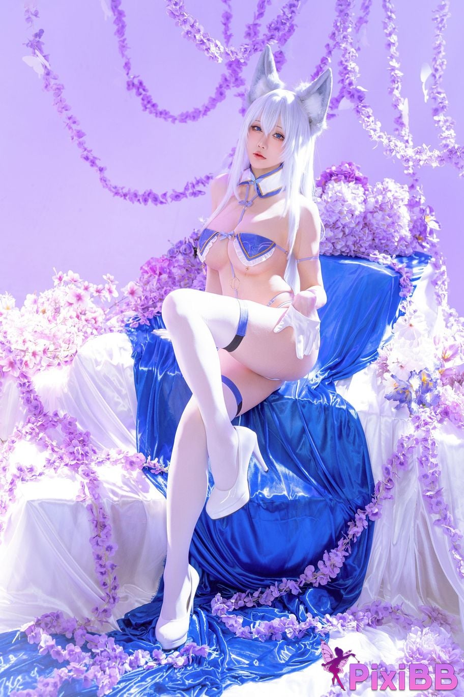 Cosplayer The star is late Hoshilily azur lane Shinano PixiBB.COM 001