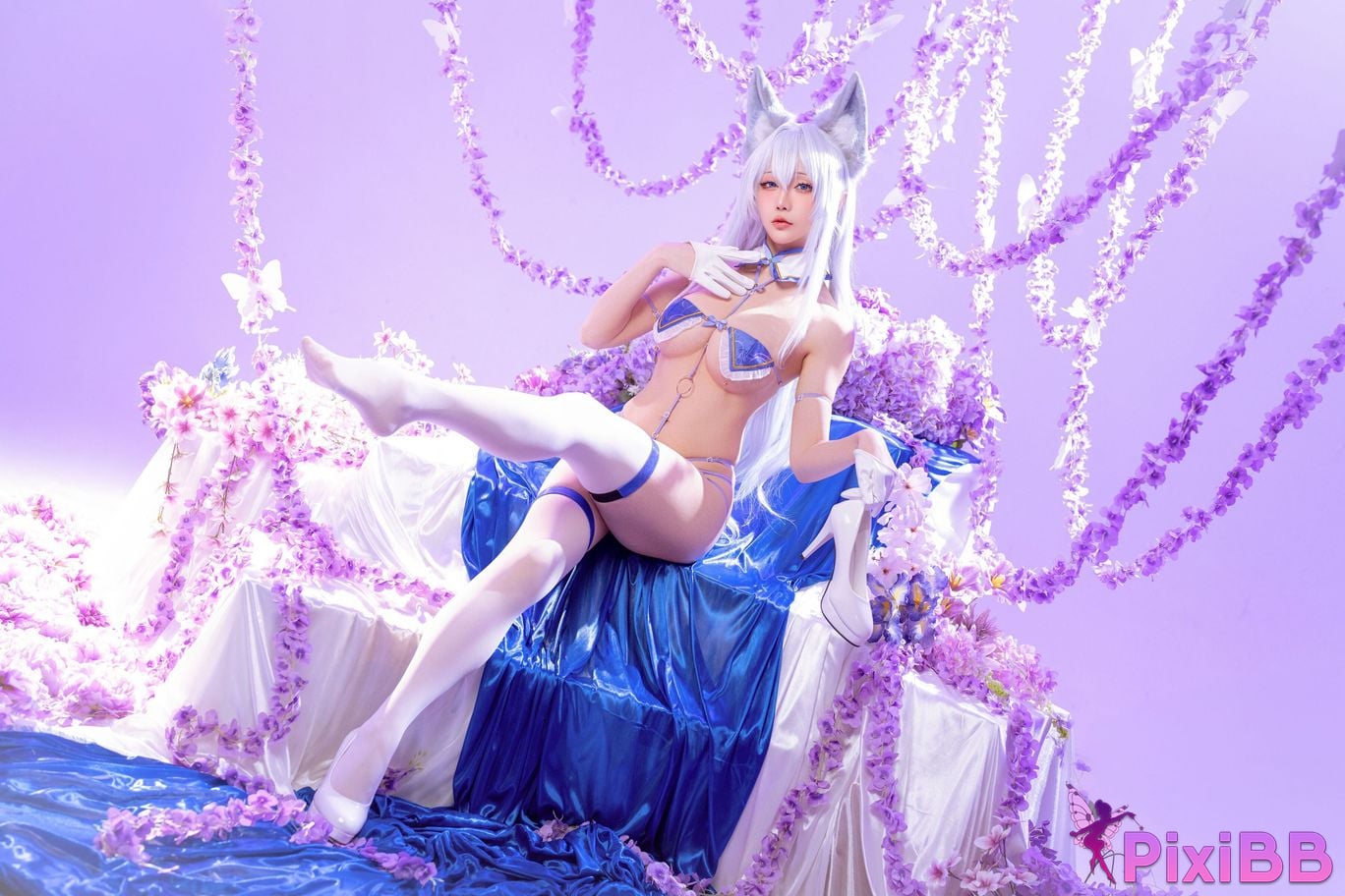 Cosplayer The star is late Hoshilily azur lane Shinano PixiBB.COM 006