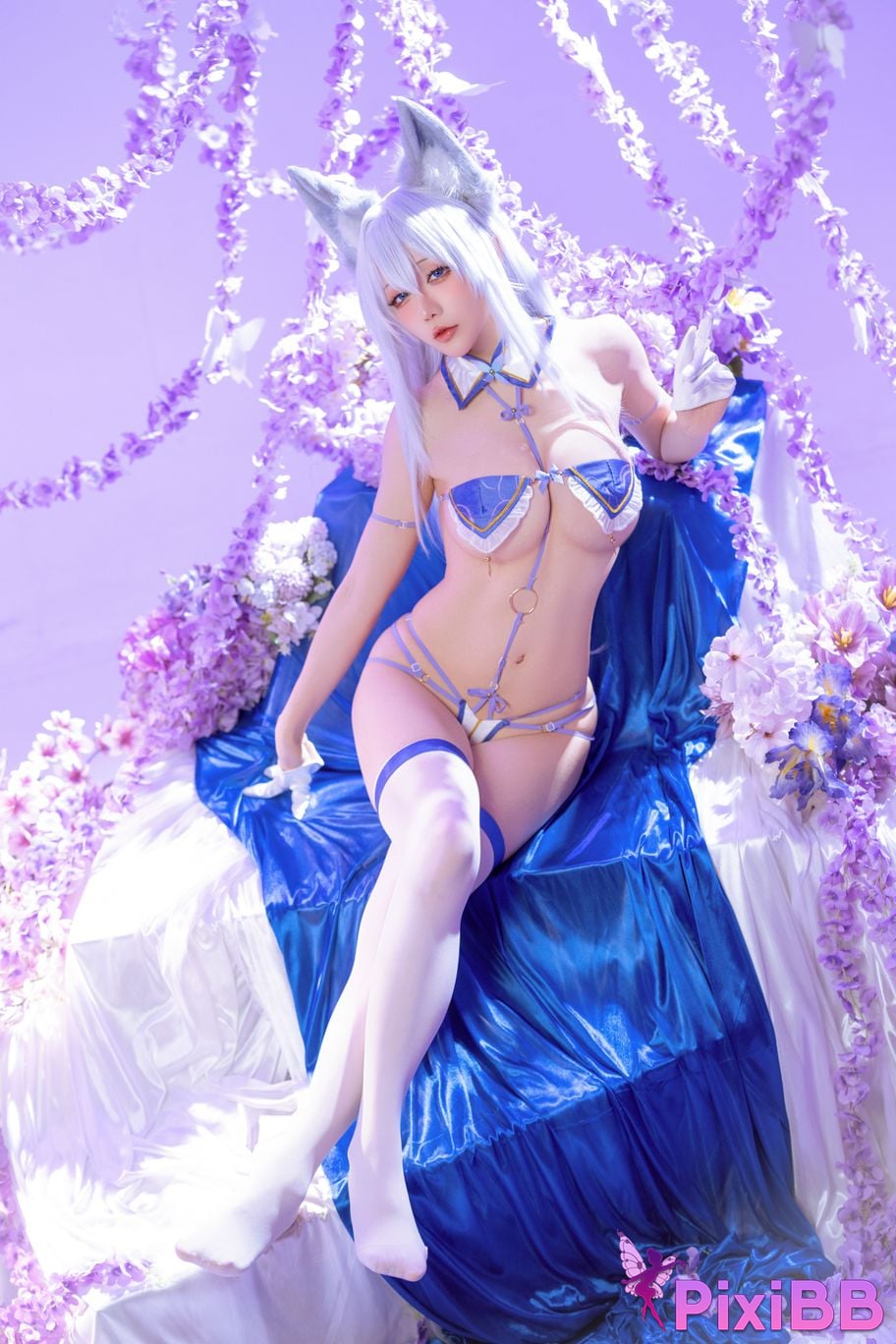 Cosplayer The star is late Hoshilily azur lane Shinano PixiBB.COM 022