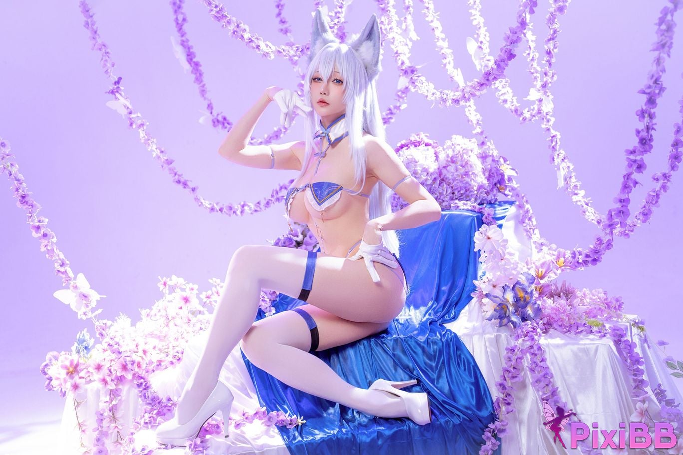 Cosplayer The star is late Hoshilily azur lane Shinano PixiBB.COM 023