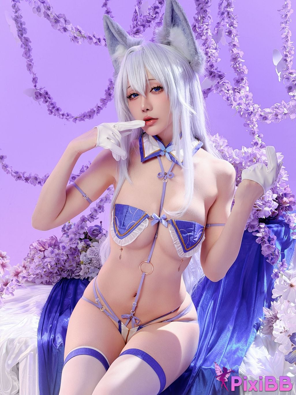 Cosplayer The star is late Hoshilily azur lane Shinano PixiBB.COM 048