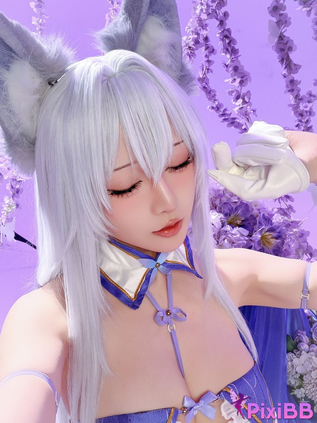 Cosplayer The star is late Hoshilily azur lane Shinano PixiBB.COM 052