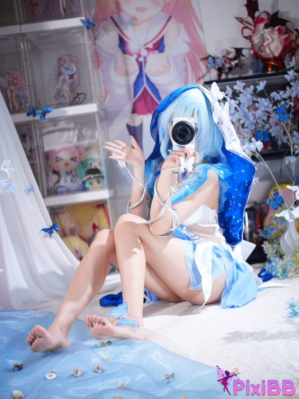 Cosplayer white oak Shirly Shorekeeper PixiBB.COM 002