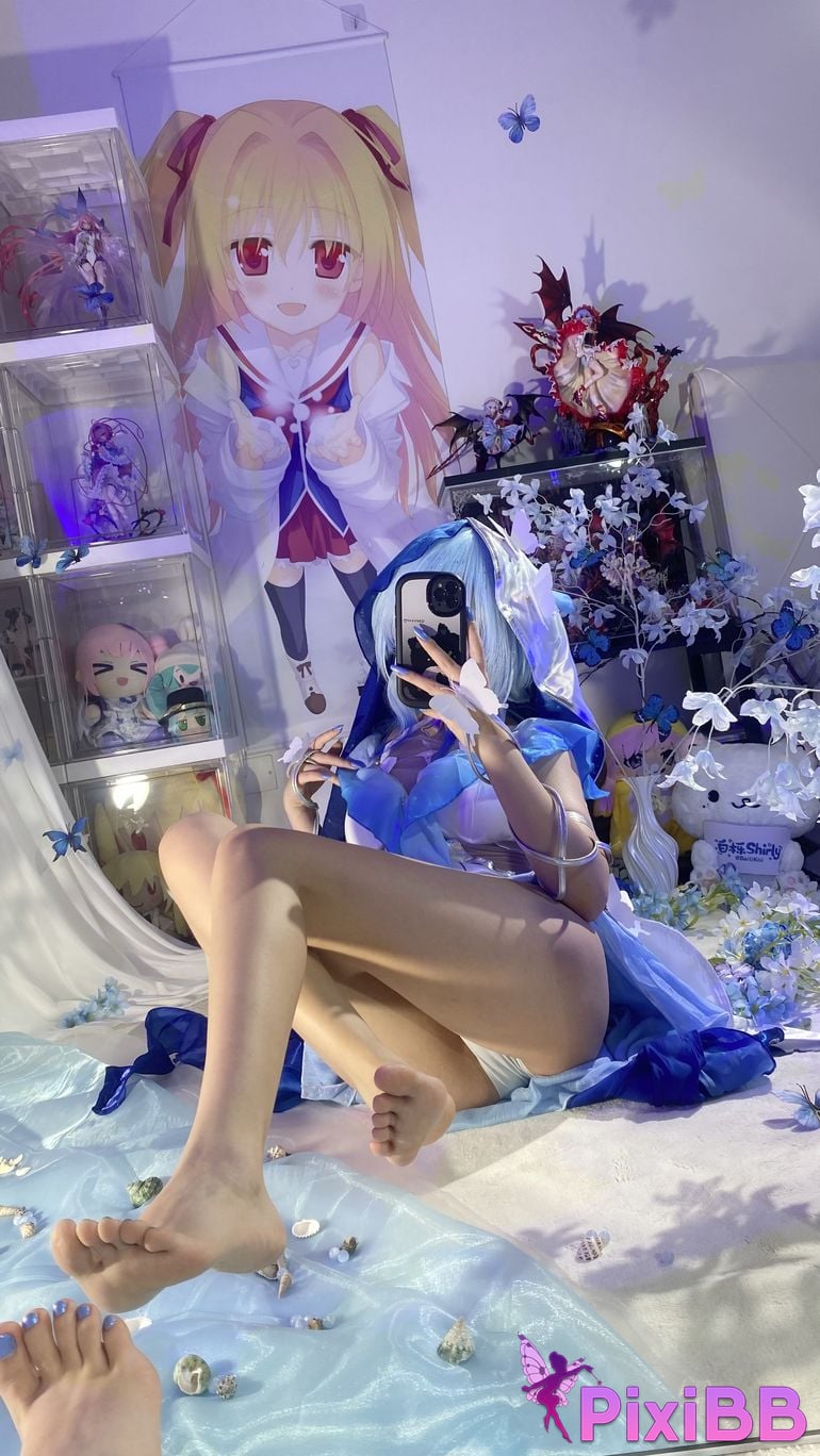 Cosplayer white oak Shirly Shorekeeper PixiBB.COM 026