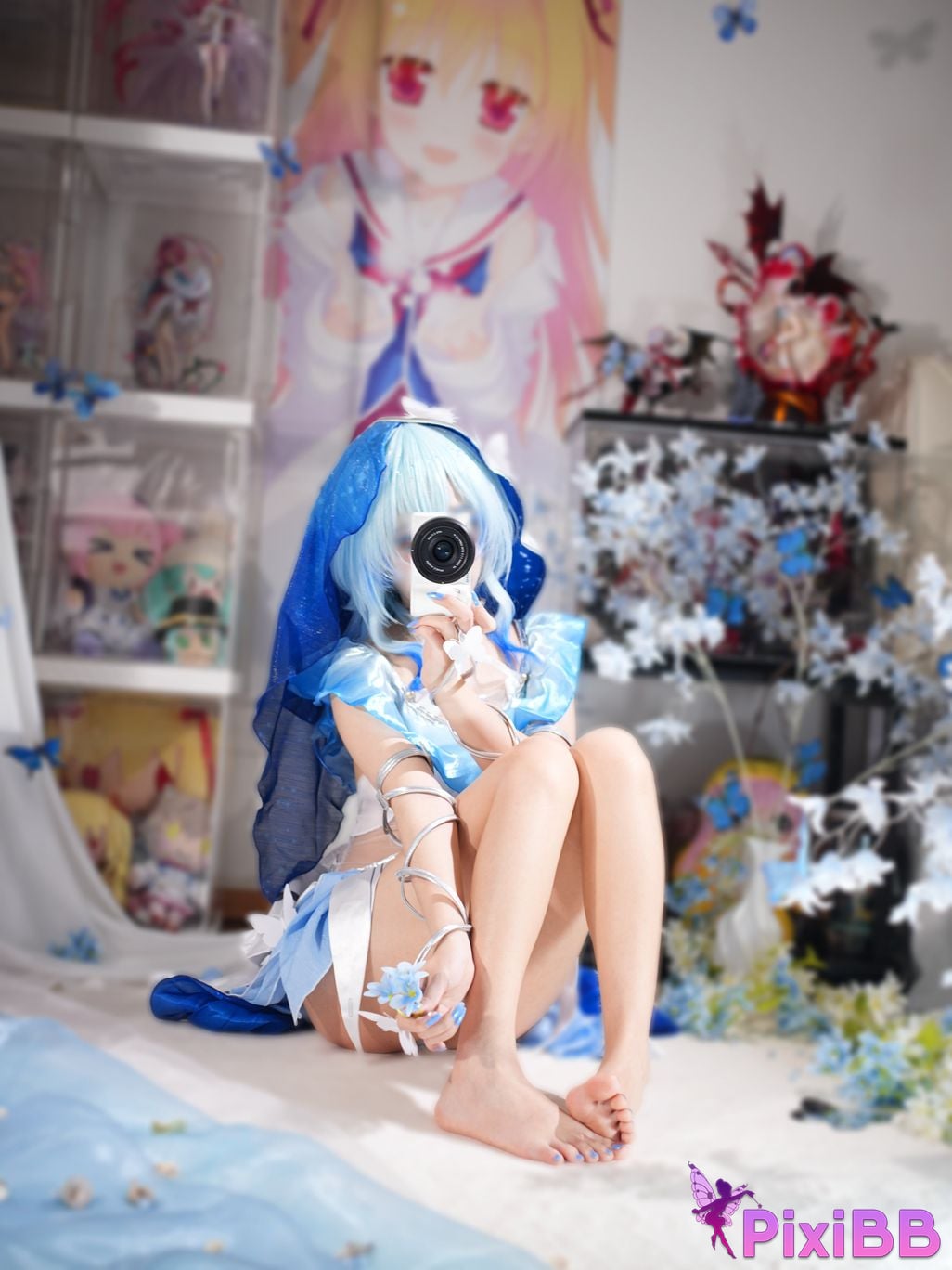 Cosplayer white oak Shirly Shorekeeper PixiBB.COM 036