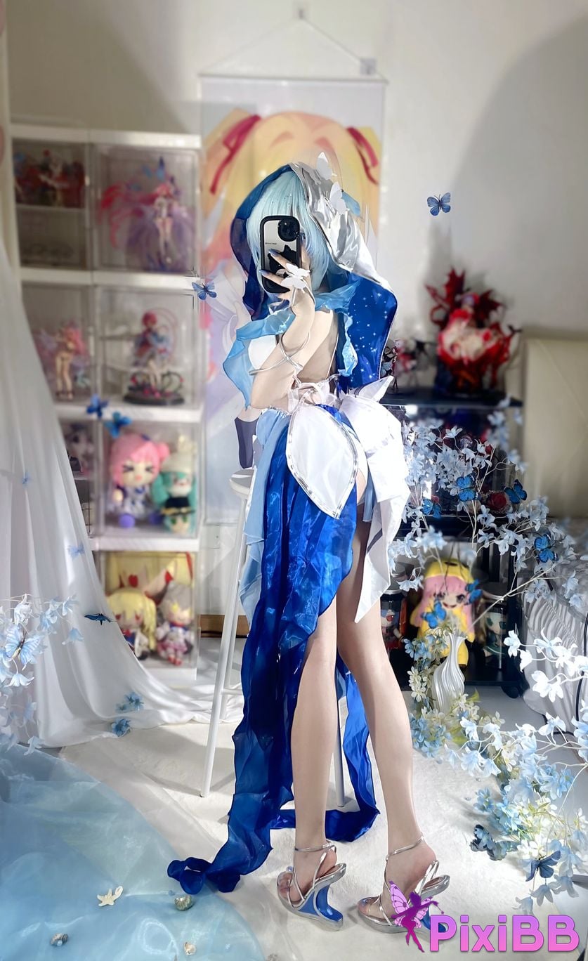 Cosplayer white oak Shirly Shorekeeper PixiBB.COM 060