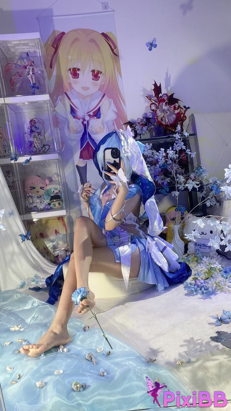 Cosplayer white oak Shirly Shorekeeper PixiBB.COM 065