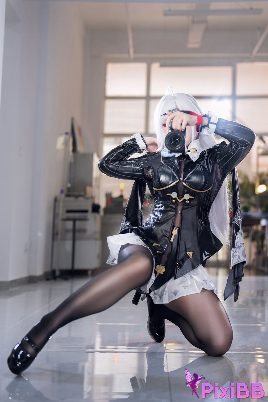 Cosplayer Half half son absolute zero Master Gigen ink shadow PixiBB.COM 047