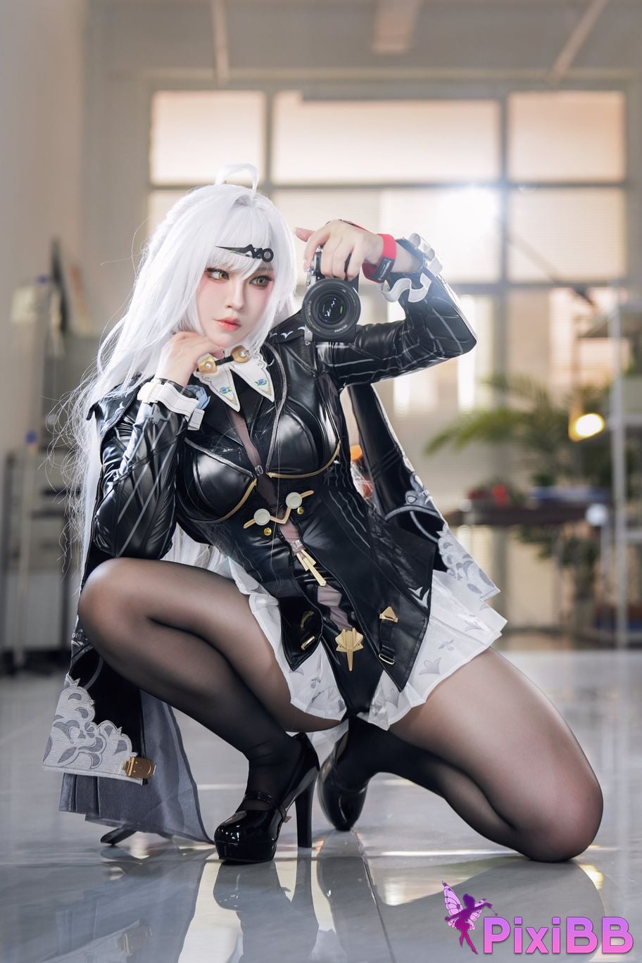 Cosplayer Half half son absolute zero Master Gigen ink shadow PixiBB.COM 048