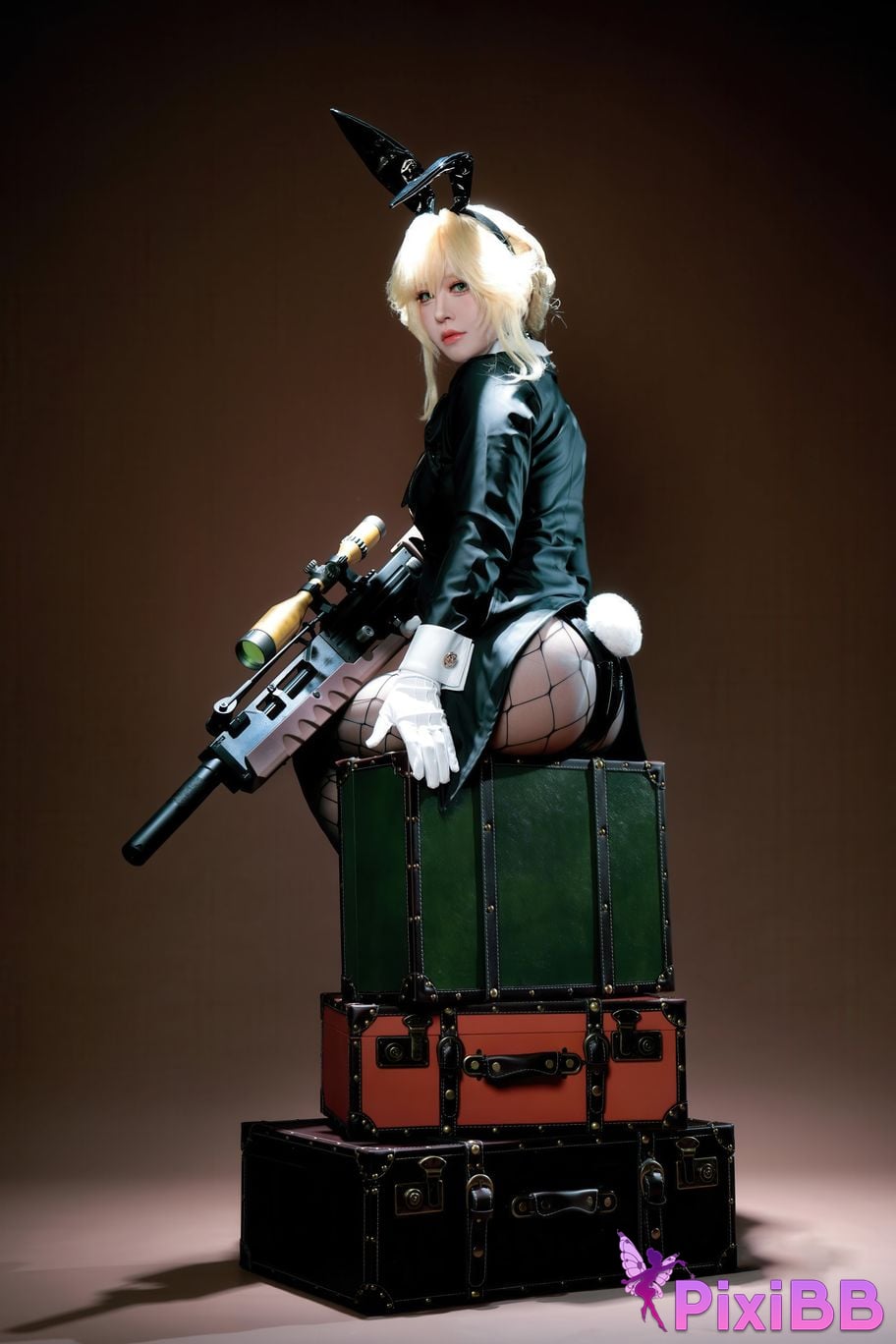 Cosplayer Half half son Adorable Ent Bunny PixiBB.COM 060