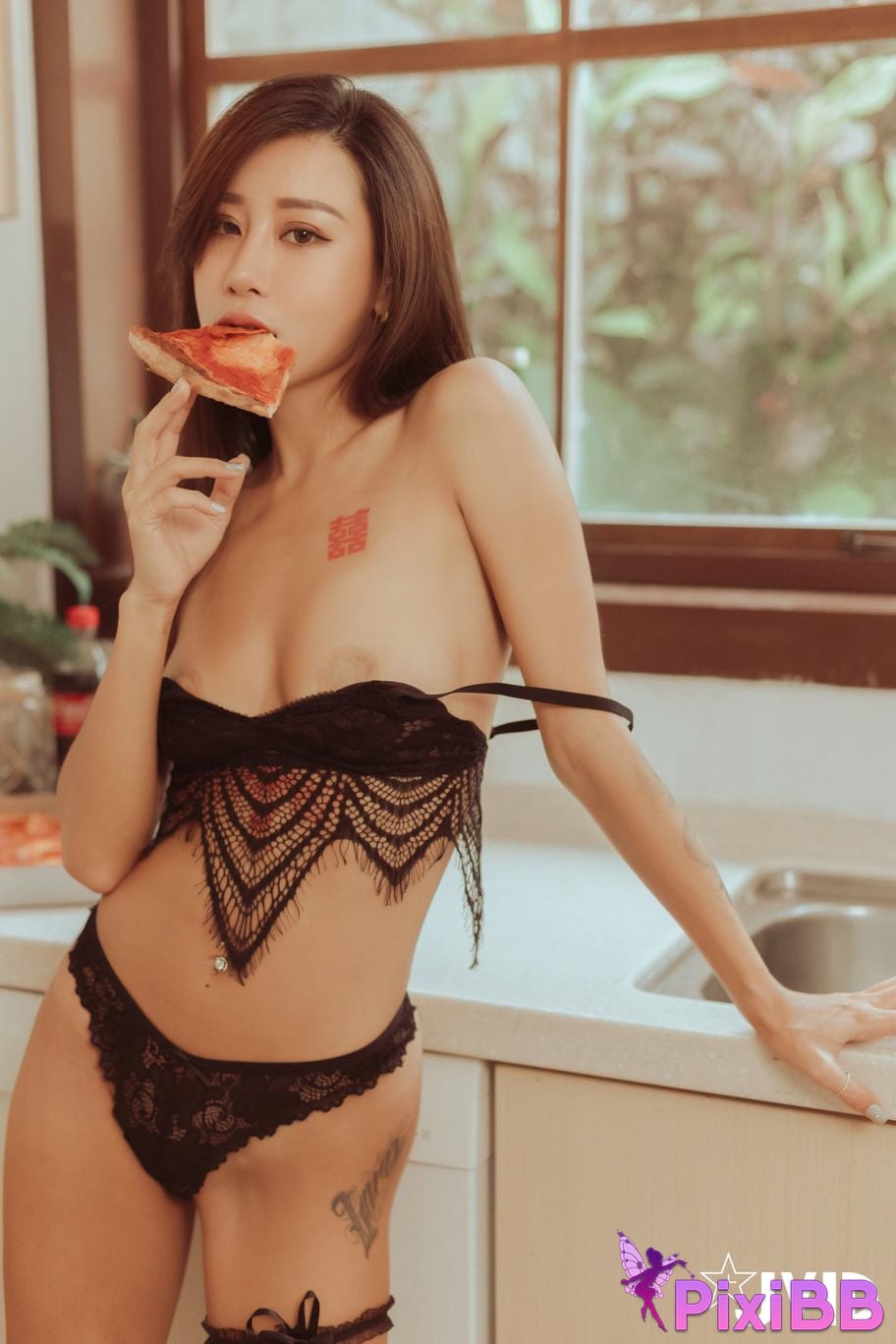 JVID Lara Shuang Xi Completely naked beautiful breasts Beautiful butt Yang Guang Nu Hai Tease you at home PixiBB.COM 068