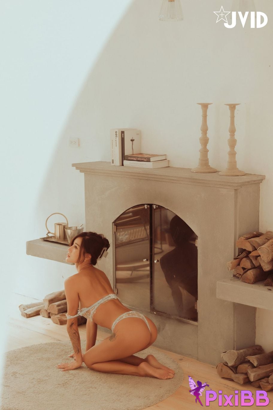 JVID Lara Shuang Xi Completely naked beautiful breasts Beautiful butt Yang Guang Nu Hai Tease you at home PixiBB.COM 126