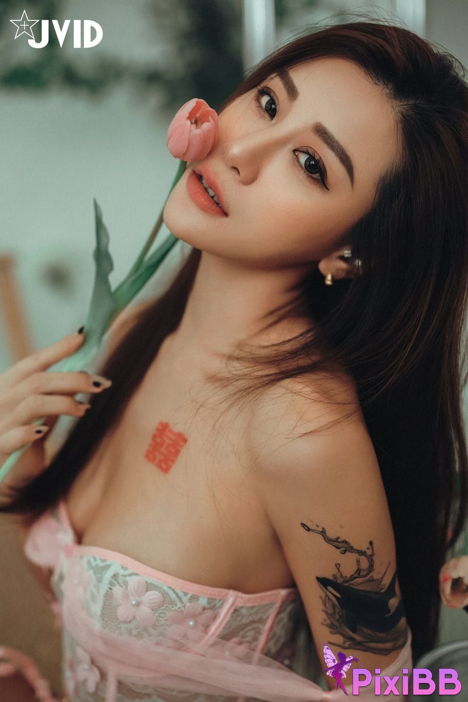 JVID Lara shuang xi wo de mei ru shi you dai gei chao ji lie ju jia ti yan PixiBB.COM 038