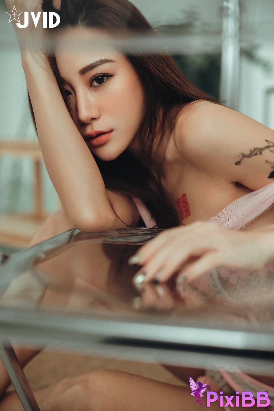 JVID Lara shuang xi wo de mei ru shi you dai gei chao ji lie ju jia ti yan PixiBB.COM 050