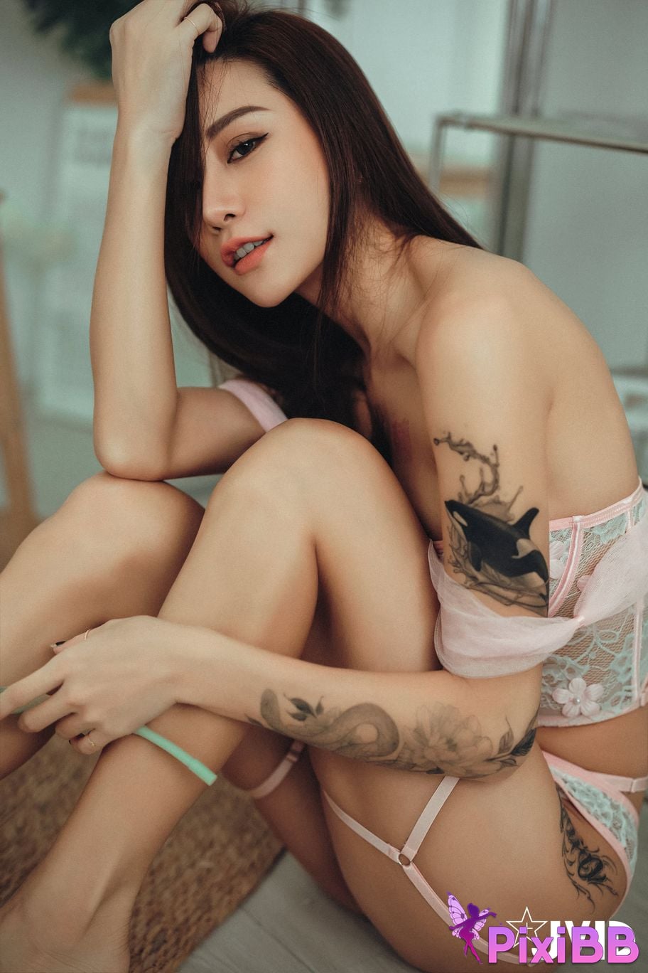 JVID Lara shuang xi wo de mei ru shi you dai gei chao ji lie ju jia ti yan PixiBB.COM 069