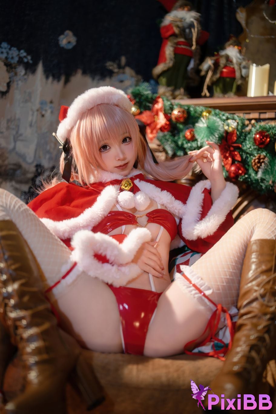 Cosplayer Bangni Bonnie Christmas sweetheart PixiBB.COM 047