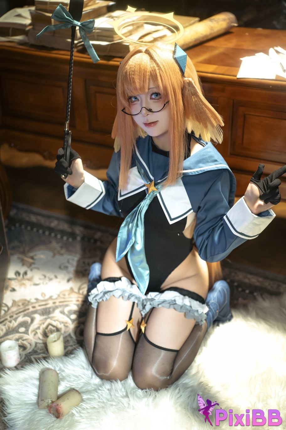 Cosplayer vector fish Azure Files Shimiko PixiBB.COM 010