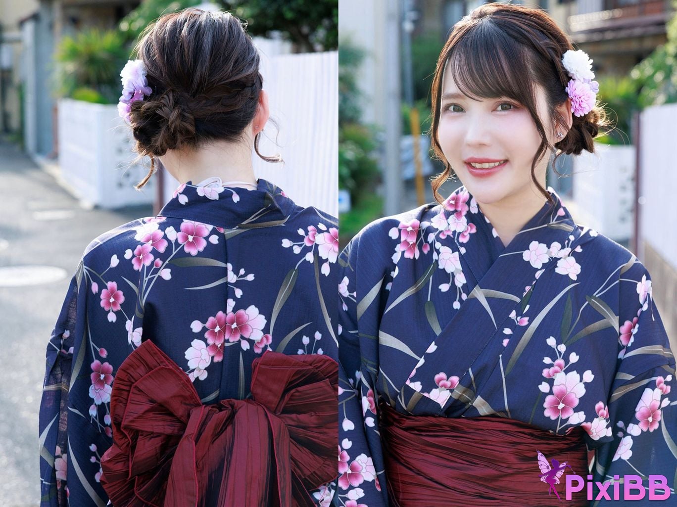 Japanese Idol Misa Momoshiro Peach White weekly true story WJ Girls digital photo book Colorful Yukata edition PixiBB.COM 002