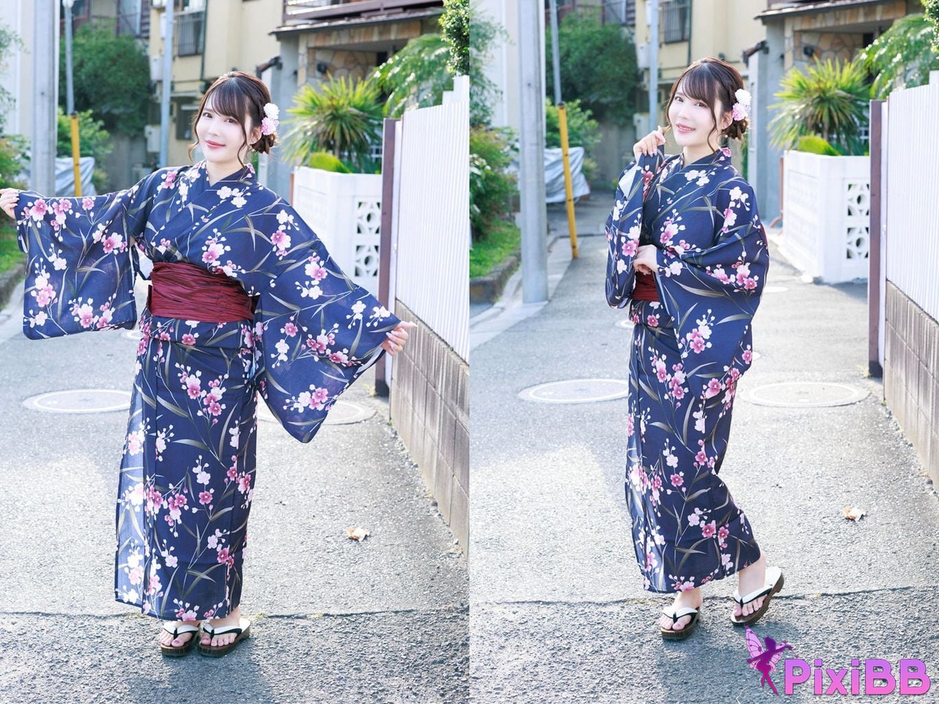 Japanese Idol Misa Momoshiro Peach White weekly true story WJ Girls digital photo book Colorful Yukata edition PixiBB.COM 003