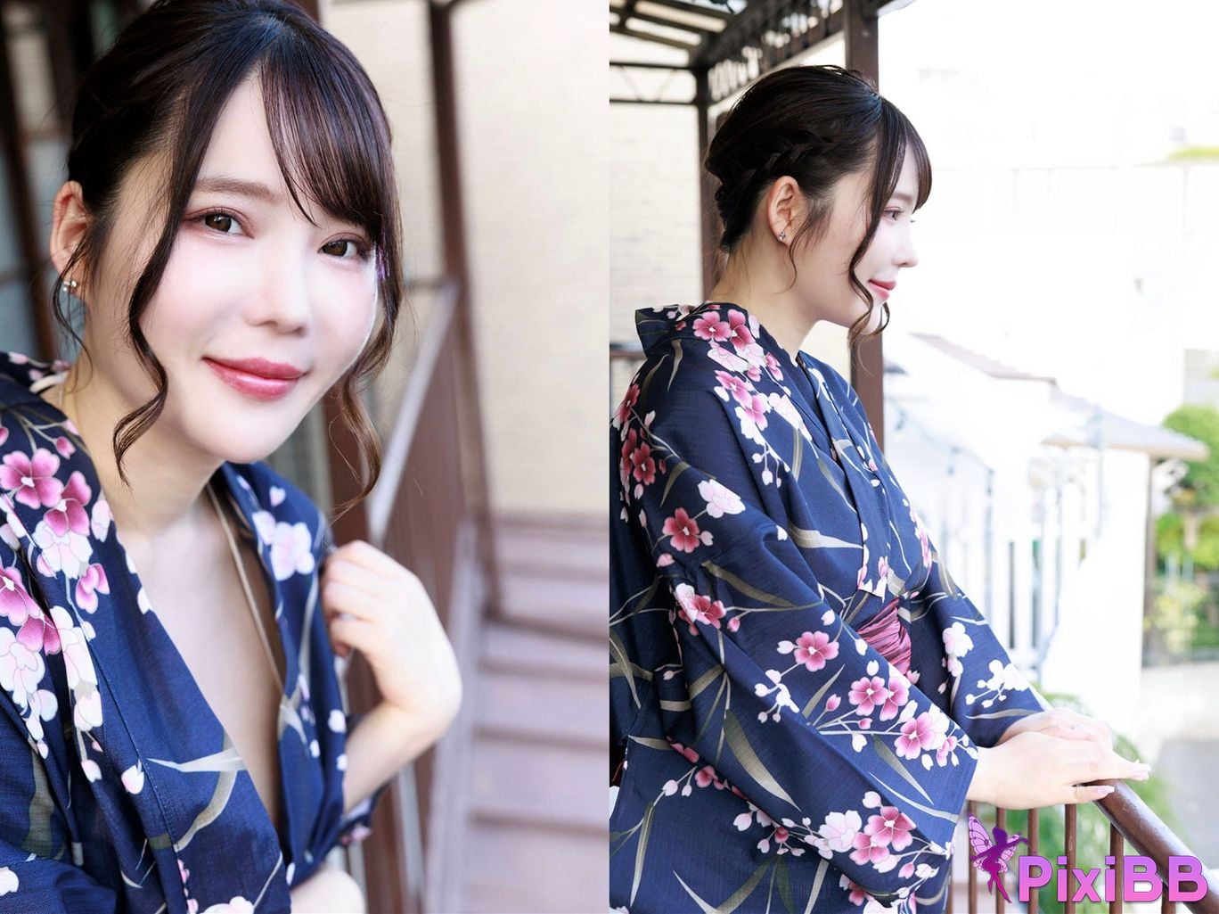 Japanese Idol Misa Momoshiro Peach White weekly true story WJ Girls digital photo book Colorful Yukata edition PixiBB.COM 009