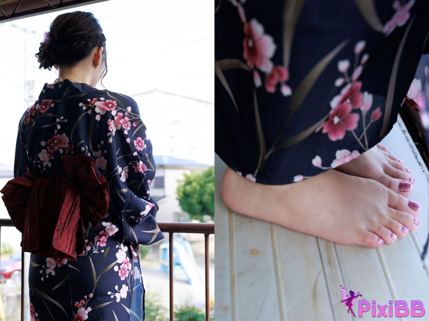 Japanese Idol Misa Momoshiro Peach White weekly true story WJ Girls digital photo book Colorful Yukata edition PixiBB.COM 011