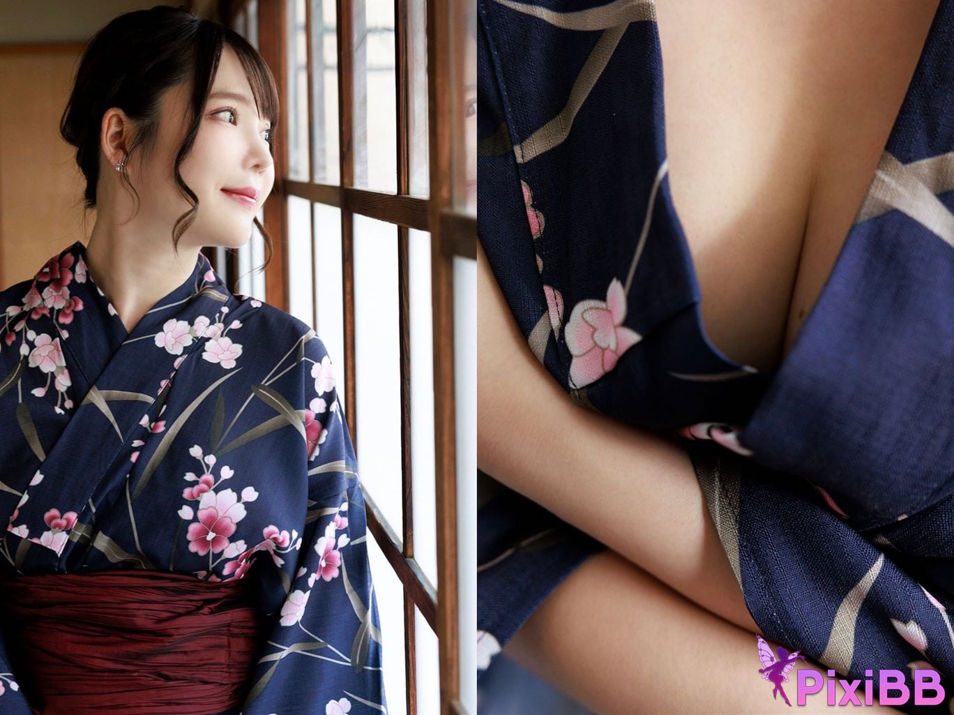 Japanese Idol Misa Momoshiro Peach White weekly true story WJ Girls digital photo book Colorful Yukata edition PixiBB.COM 014