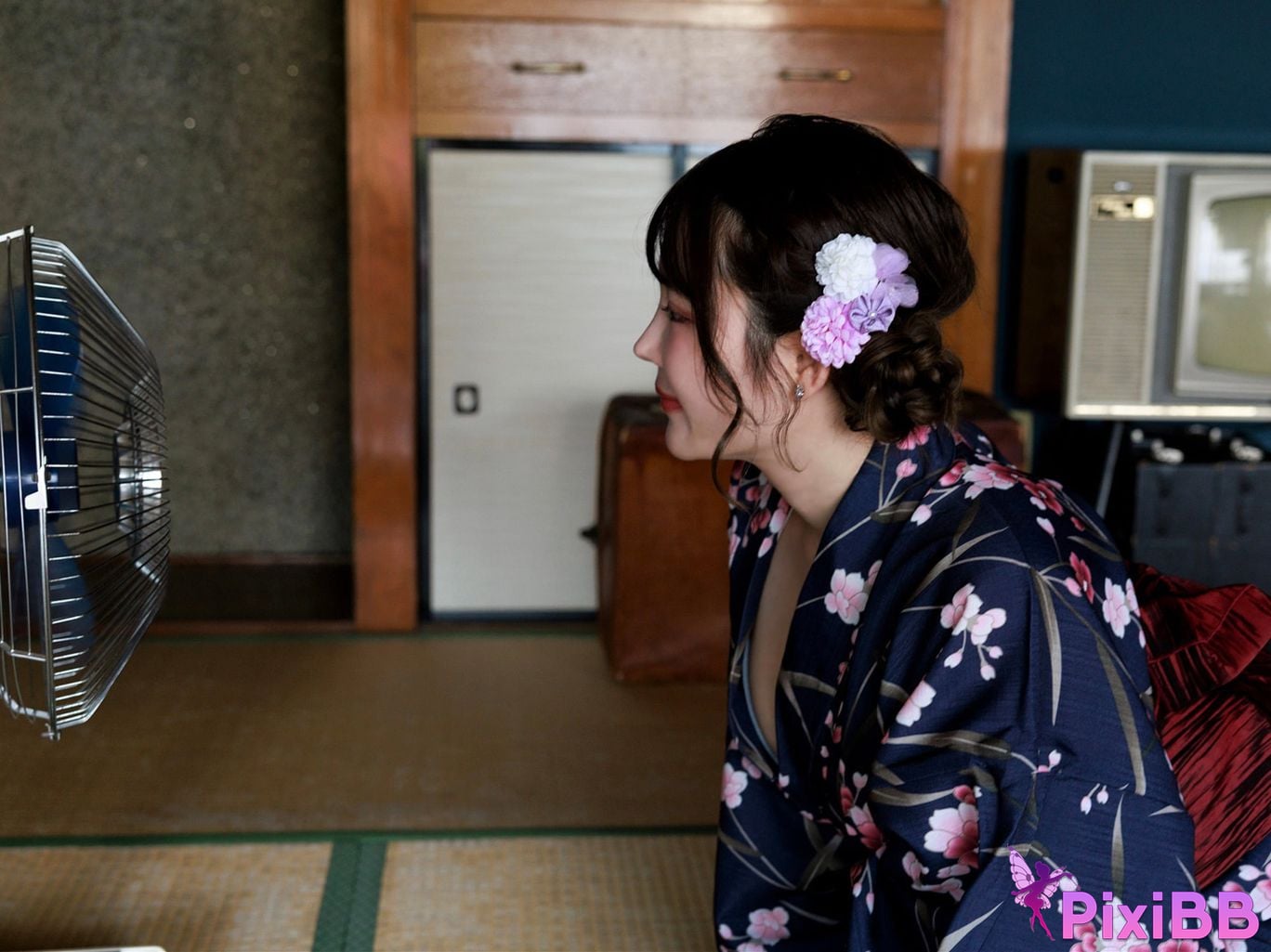 Japanese Idol Misa Momoshiro Peach White weekly true story WJ Girls digital photo book Colorful Yukata edition PixiBB.COM 015